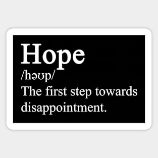 Hope - definition Magnet